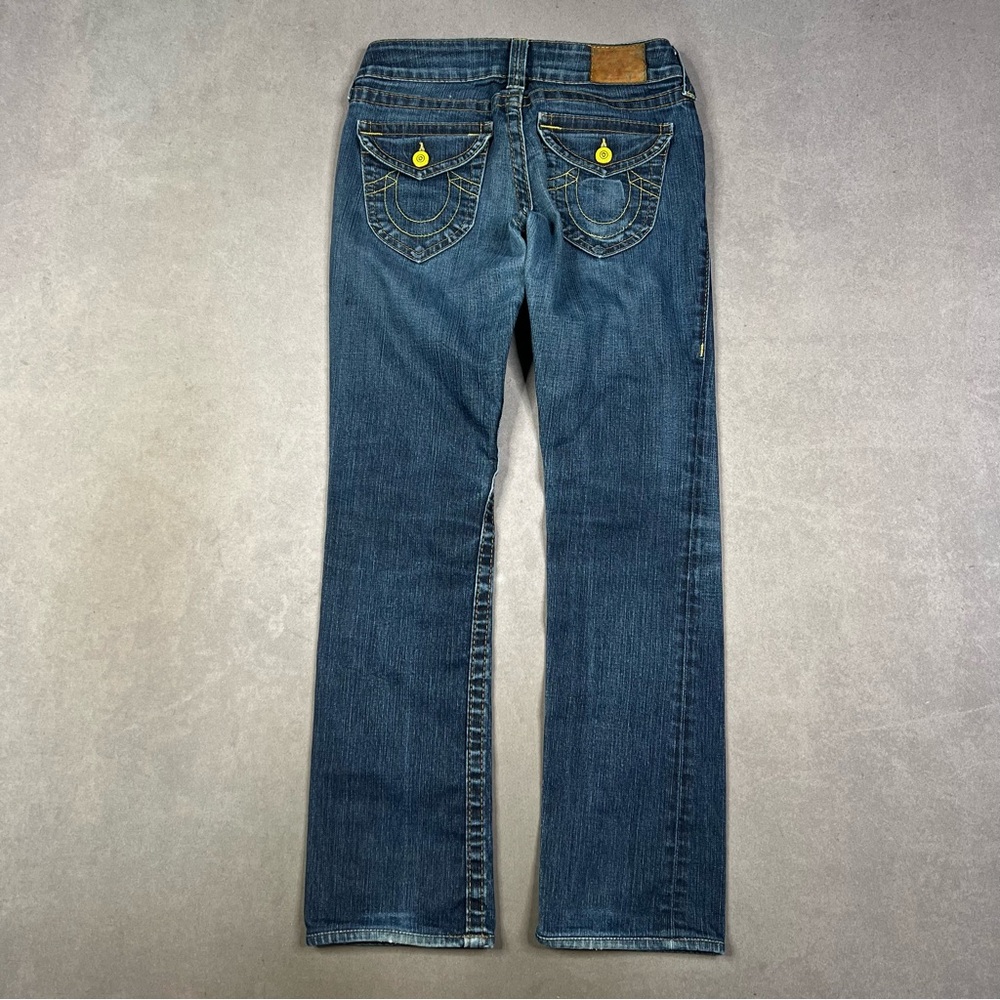 True Religion Dark Blue Straight Leg Jeans